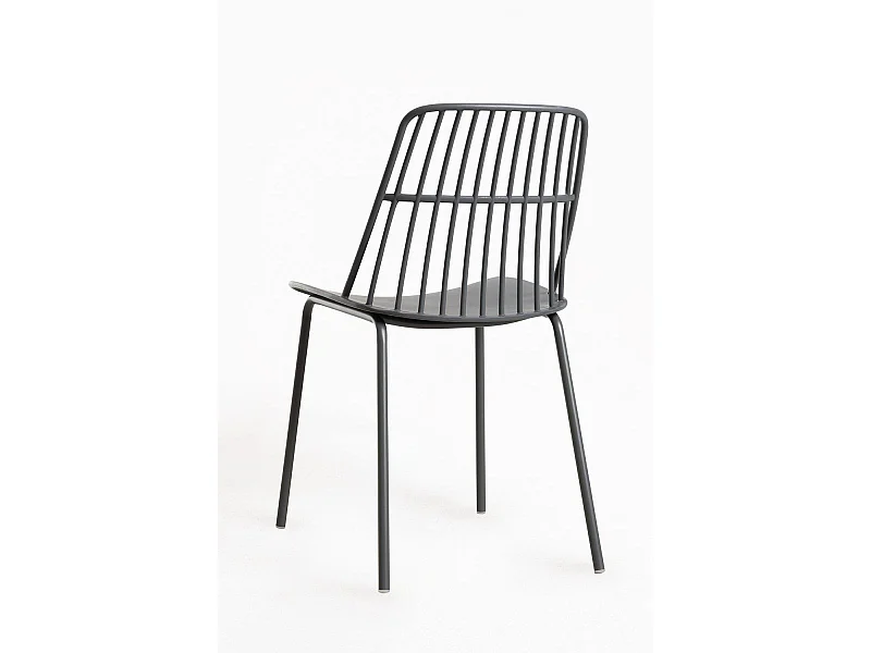 Sillas Jardín - Silla Rifer - Gris oscuro