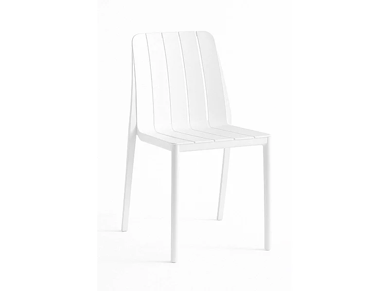Sillas Jardín - Silla Zavi - Blanco
