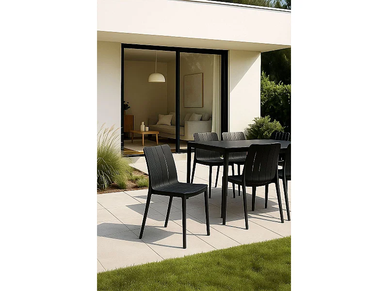 Sillas Jardín - Silla Zavi - Negro