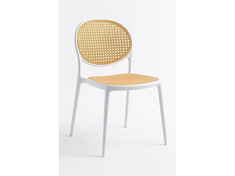 Sillas Jardín - Silla Luni - Blanco