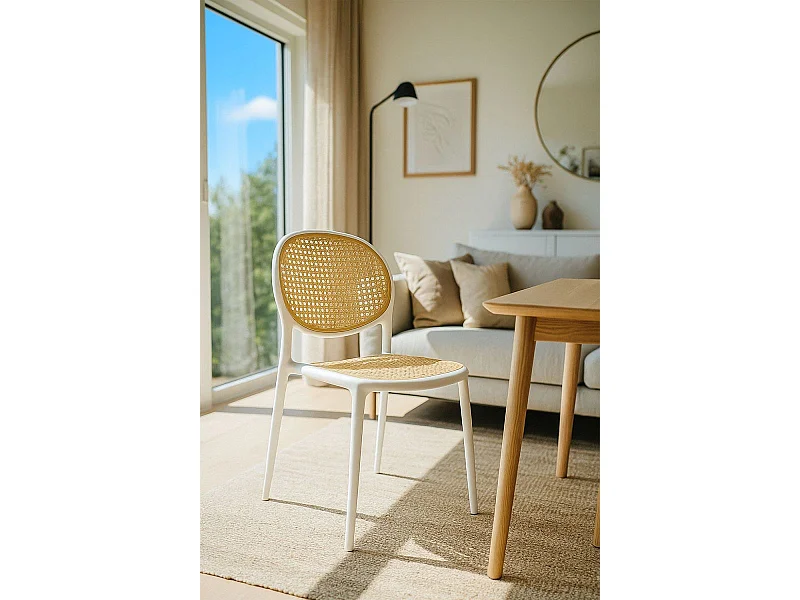 Sillas Jardín - Silla Luni - Blanco