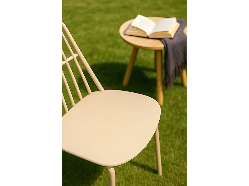 Sillas Jardín - Silla Rifer - Beige