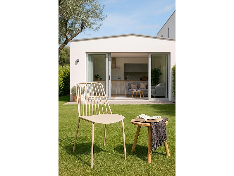 Sillas Jardín - Silla Rifer - Beige