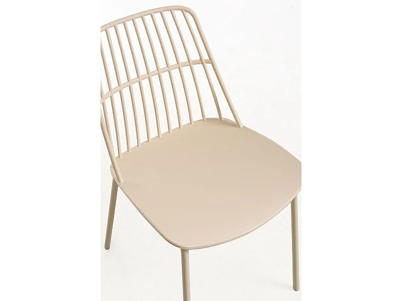 Sillas Jardín - Silla Rifer - Beige