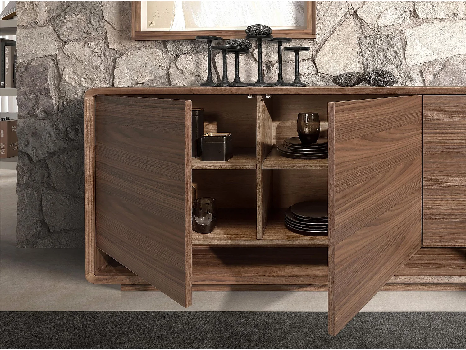 Buffet en noyer 3293 ANGEL CERDA