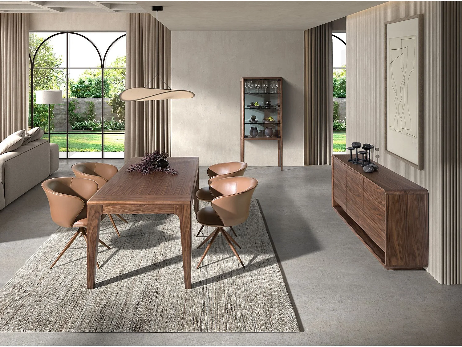 Buffet en noyer 3293 ANGEL CERDA