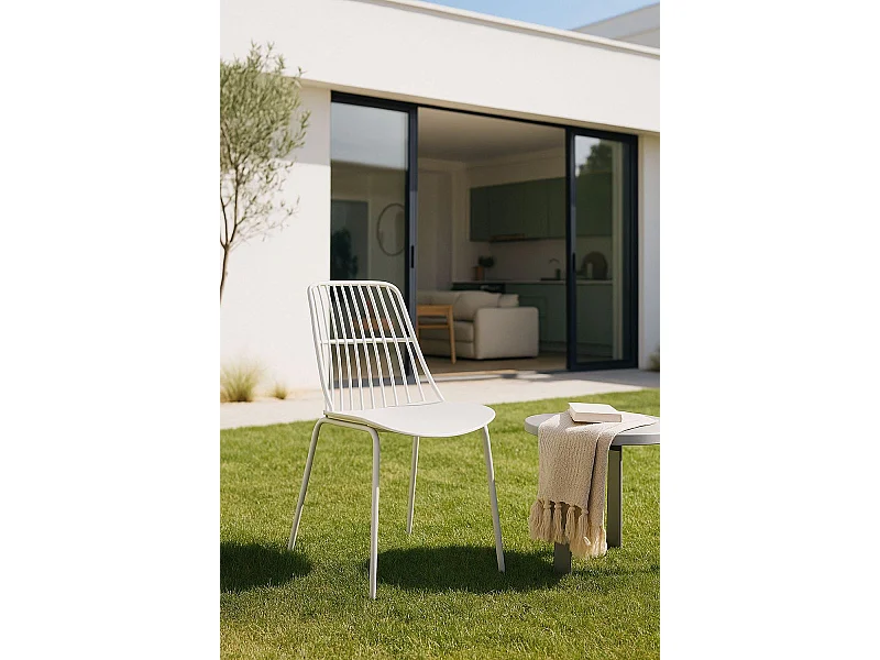 Sillas Jardín - Silla Rifer - Blanco