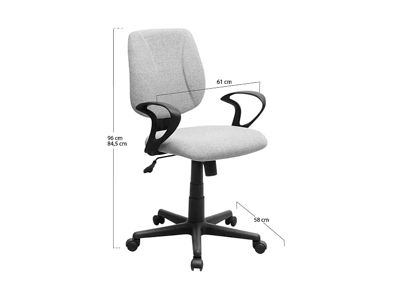 Silla Gaming Lici - Gris claro - Máxima Ergonomía - Ideal para sesiones de Gaming