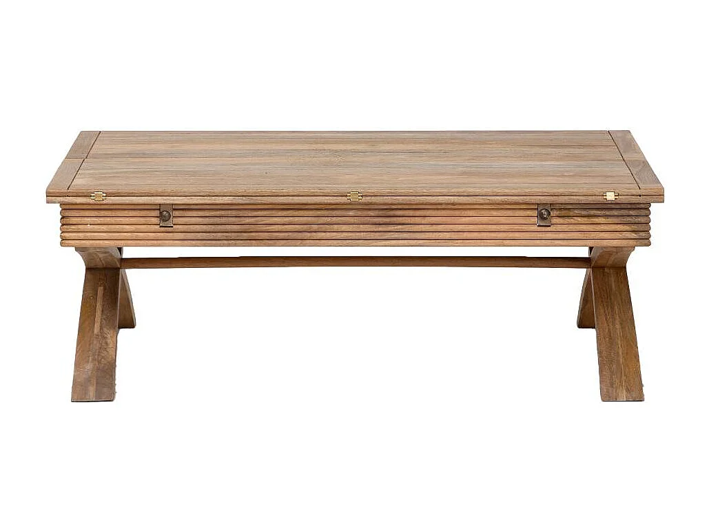 Table basse en bois de manguier à allonges Luce
