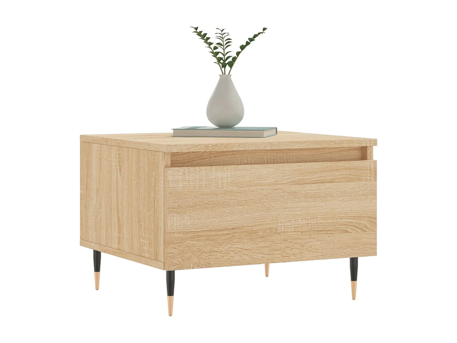 Tavolini Salotto 2PZ | Tavolini da caffè | Tavoli bassi Rovere Sonoma 50x46x35cm Legno Multistrato