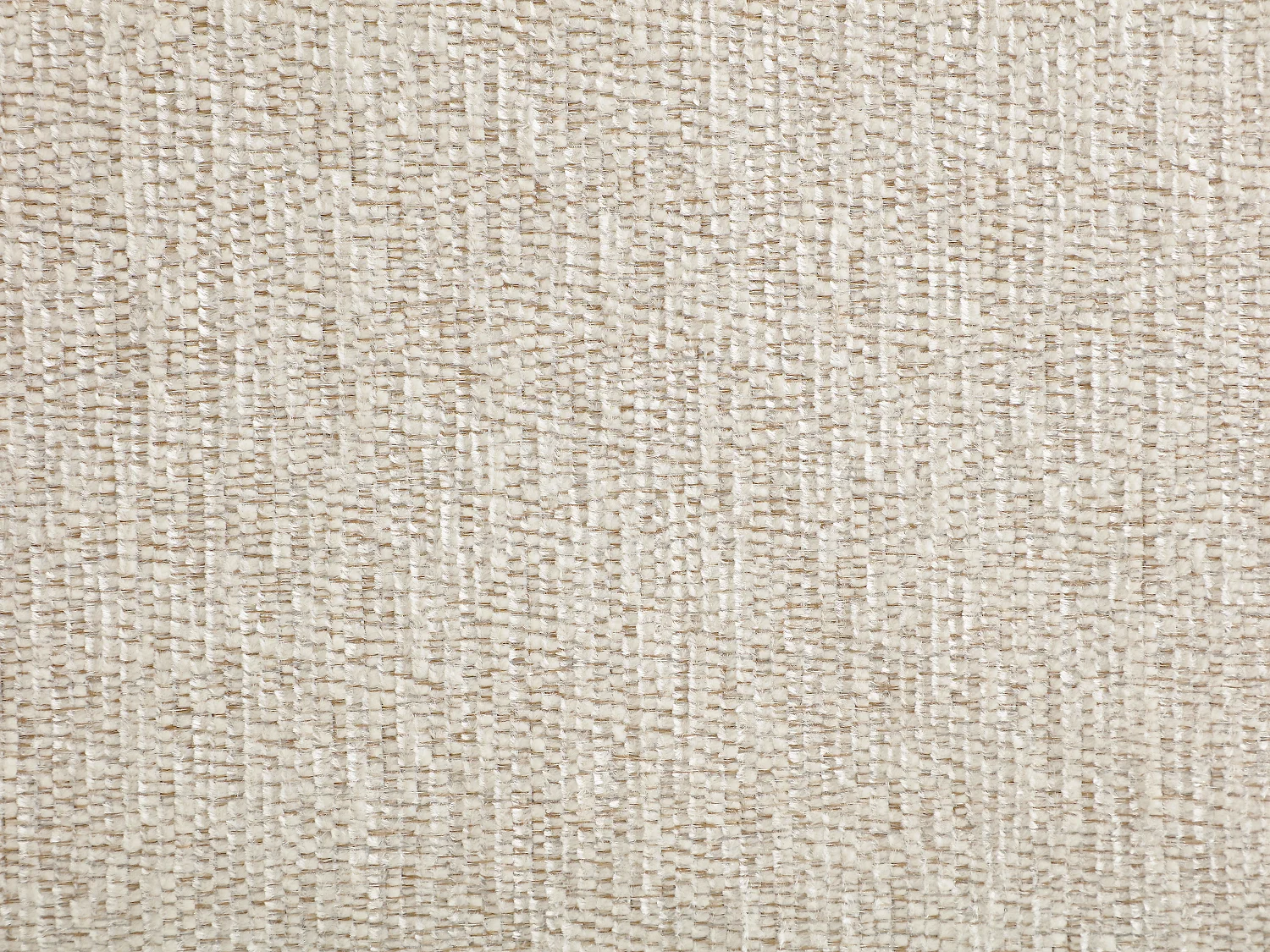 Fauteuil en tissu chiné crème VENUCA