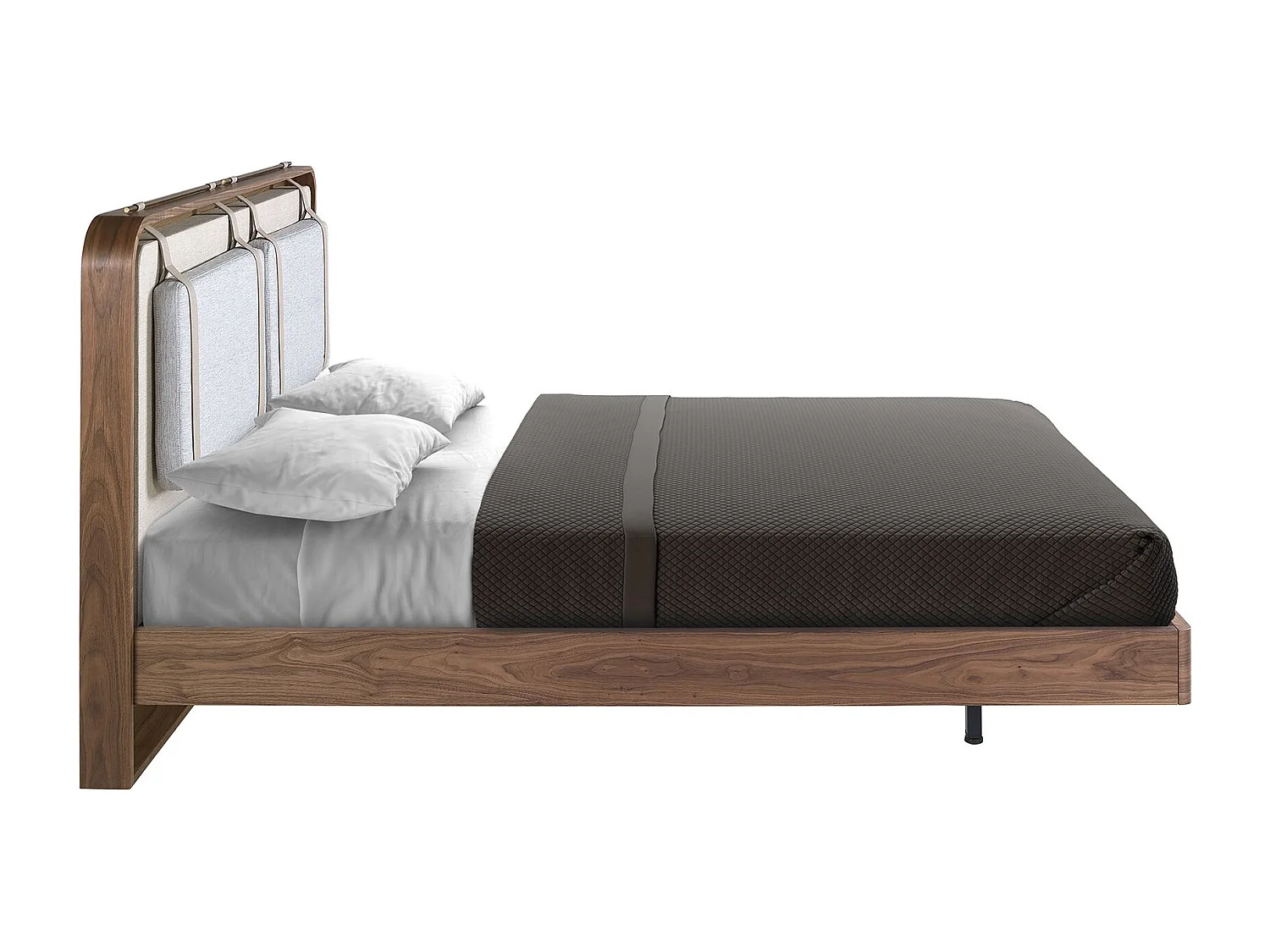 Letto in tessuto color beige e grigio 7224 ANGEL CERDA