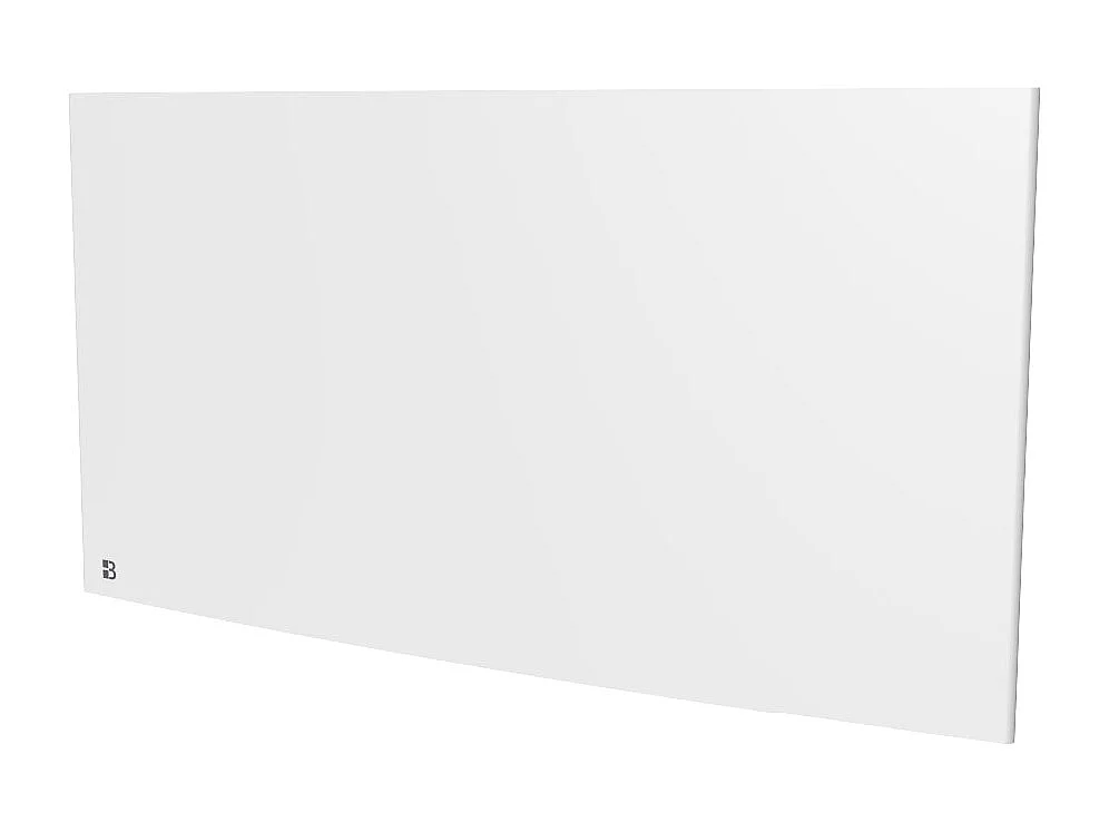 Radiateur électrique fixe à inertie sèche fonte 2000W Bestherm BIA horizontal blanc