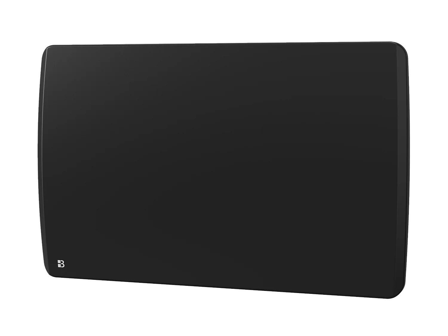 Radiateur électrique fixe à inertie sèche céramique 1500W Bestherm ARIA horizontal noir
