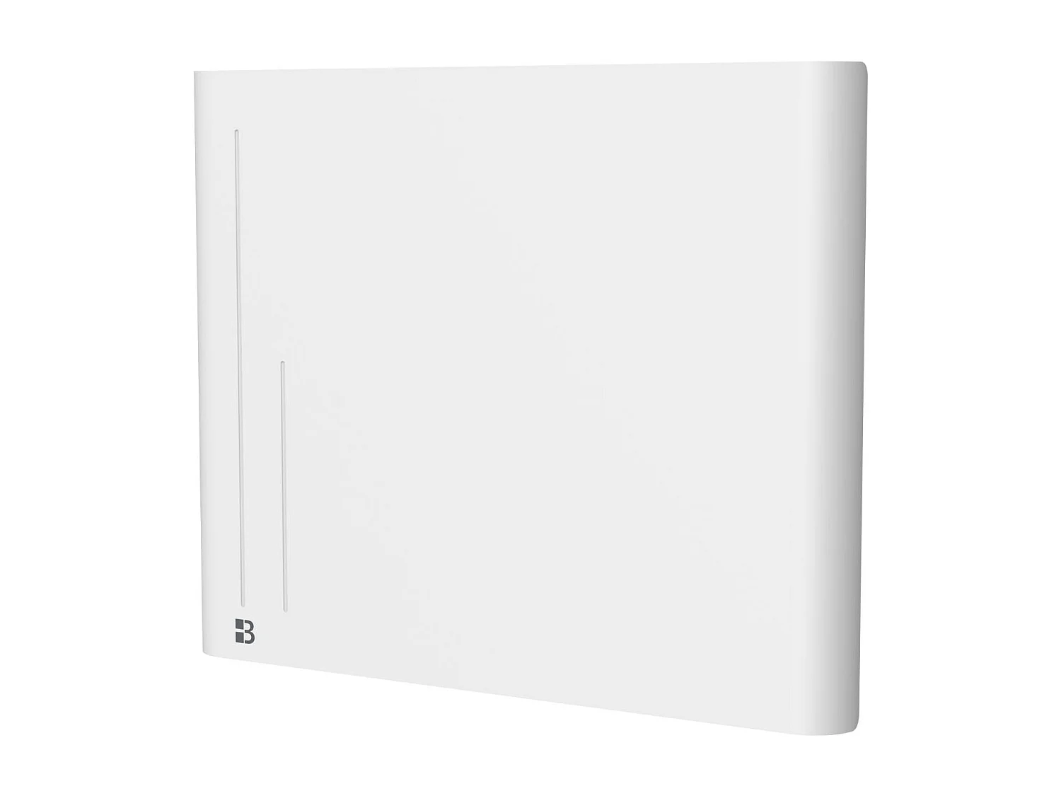 Radiateur électrique fixe à inertie sèche céramique 1000W Bestherm ALBA horizontal blanc