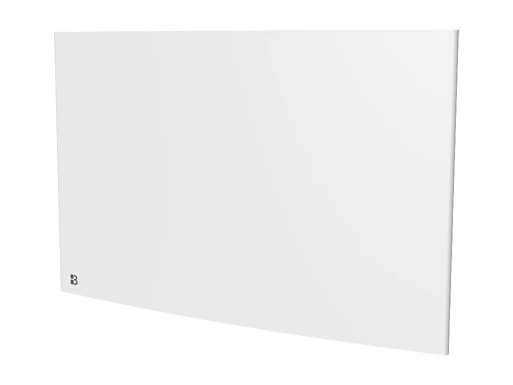 Radiateur électrique fixe à inertie sèche fonte 1500W Bestherm BIA horizontal blanc
