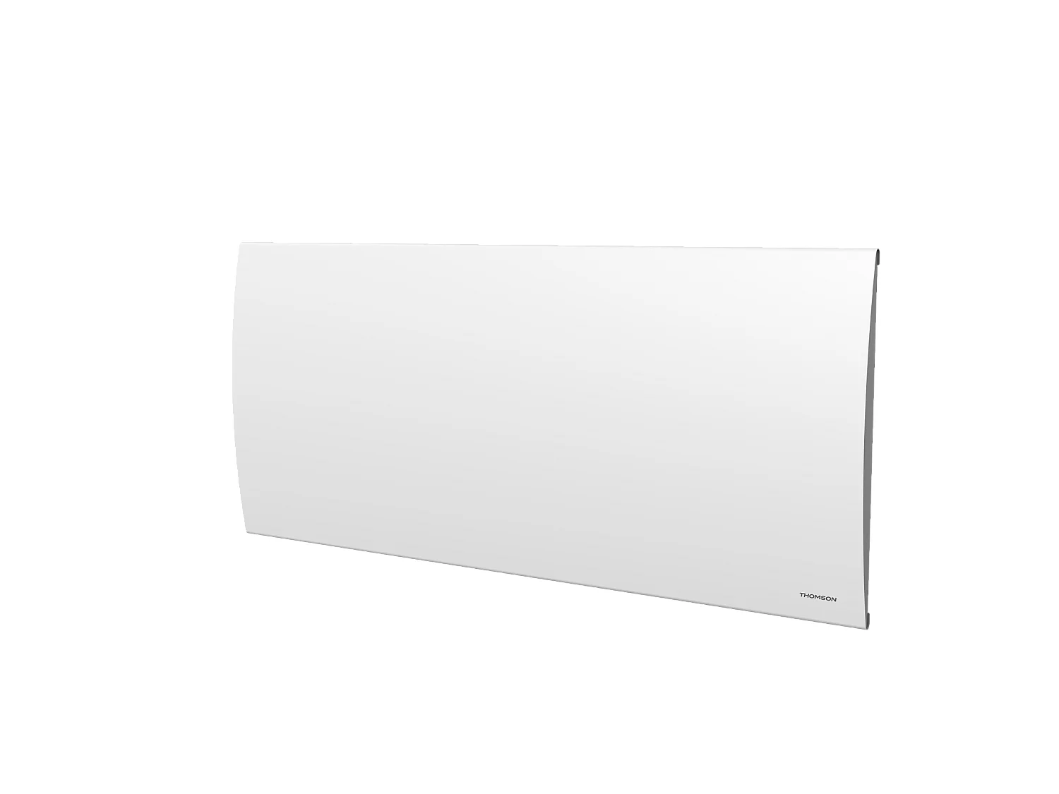 Radiateur électrique fixe à inertie sèche céramique avec thermostat interchangeable 2000W THOMSON CLEO horizontal blanc