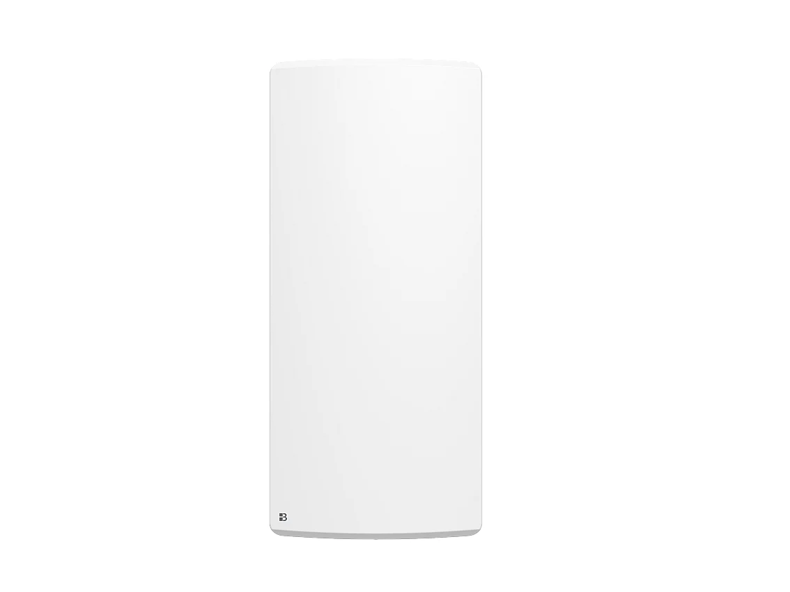 Radiateur électrique fixe à inertie sèche céramique 2000W Bestherm ARIA vertical blanc