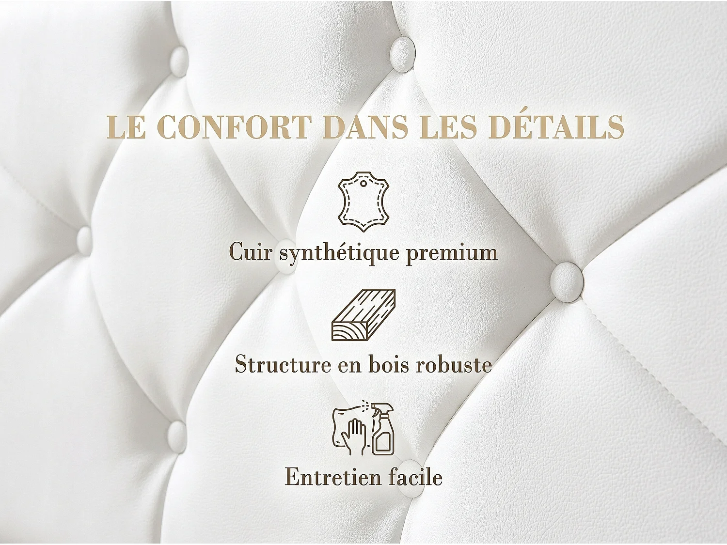Lit coffre 140x190 cm -avec LED, cadre de lit en tissu lin capitonné, sommier à lattes, design moderne