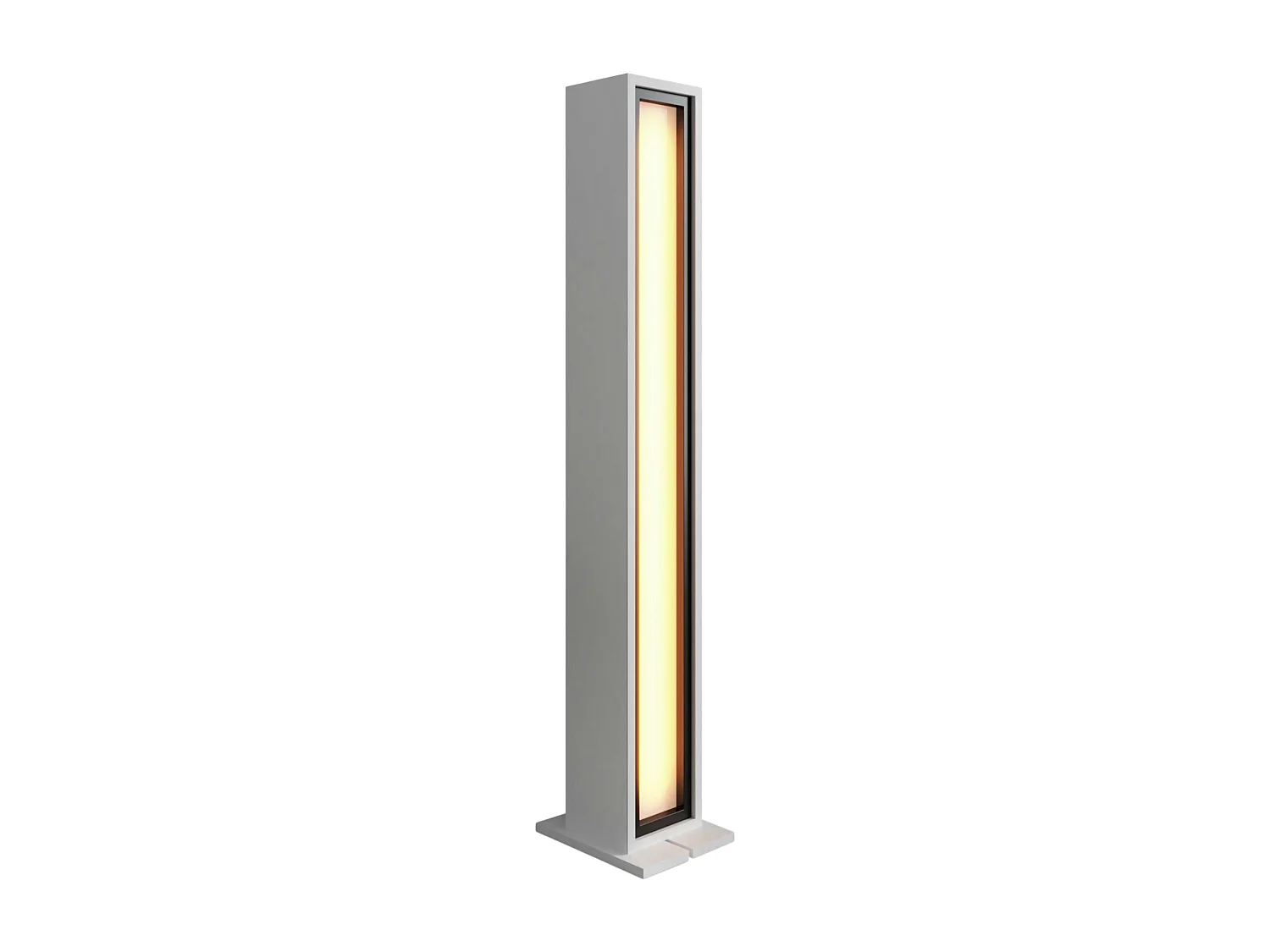 Lampadaire colonne LED blanc design à télécommande AURA