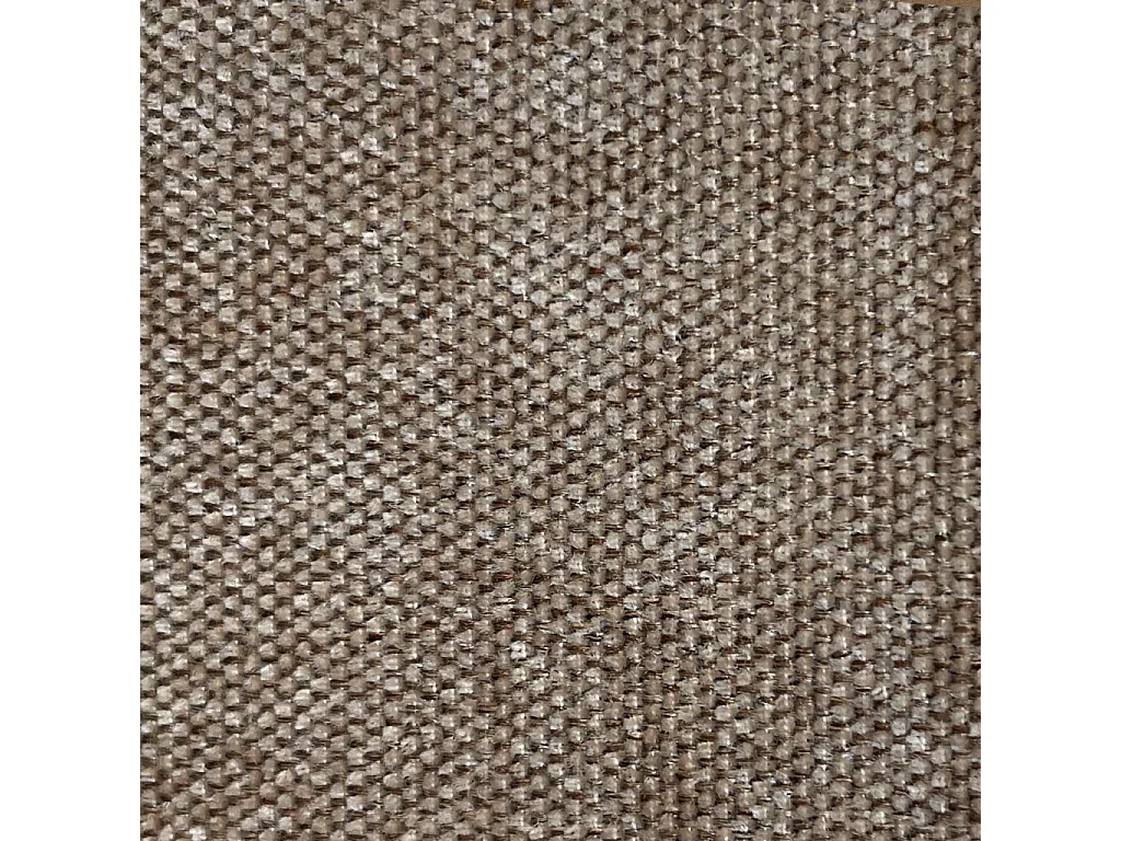 Canapé d'angle convertible réversible 3 places  tissu chenille avec coffre de rangement taupe - Almo