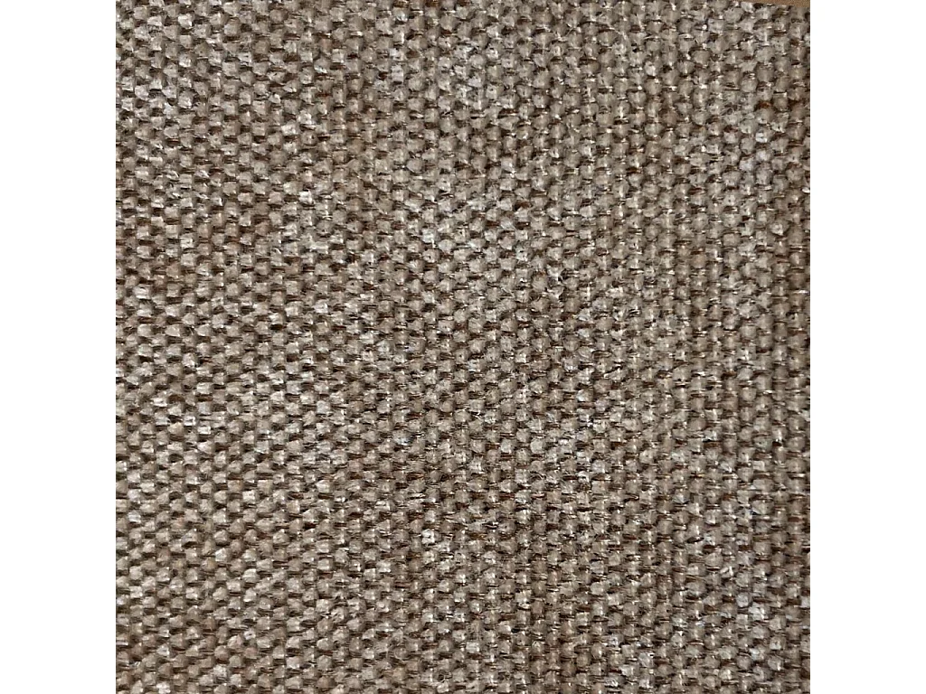 Canapé d'angle convertible 3 places réversible avec coffre en tissu chenille taupe ALMO