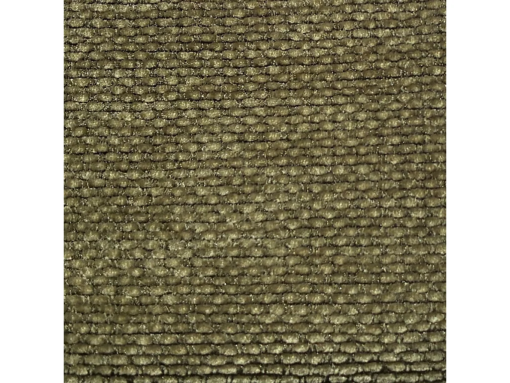 Canapé d'angle convertible 3 places réversible avec coffre en tissu chenille kaki THEO
