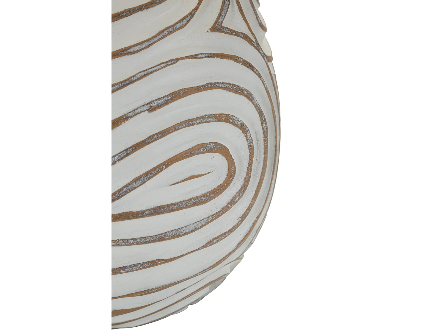 Lampe de table en résine beige avec abat-jour en tissu Ø 35×55