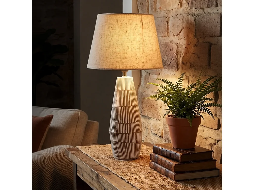 Lampe à Poser "Hanoi" 69cm Naturel