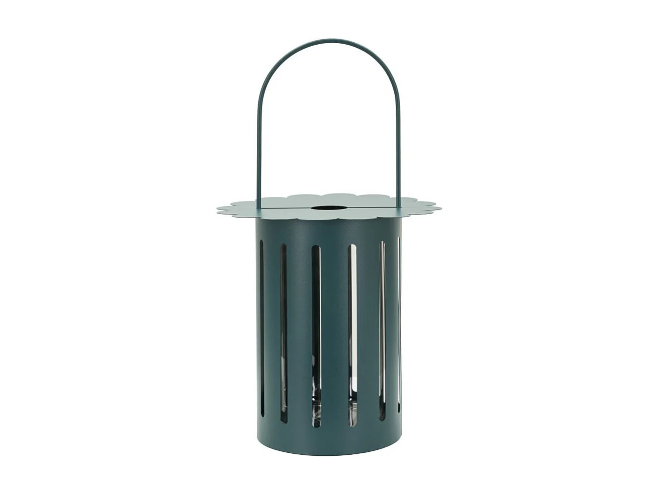 Lanterne en Métal "Saturn" 43cm Bleu