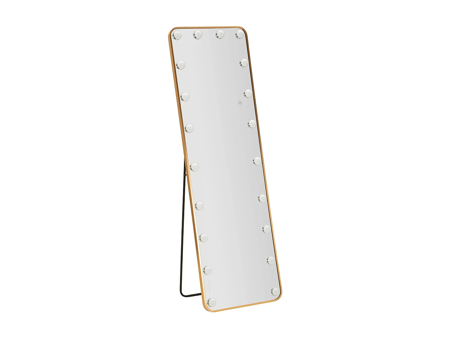 Miroir sur pied Hollywood avec éclairage LED, 50 x 45 x 160 cm