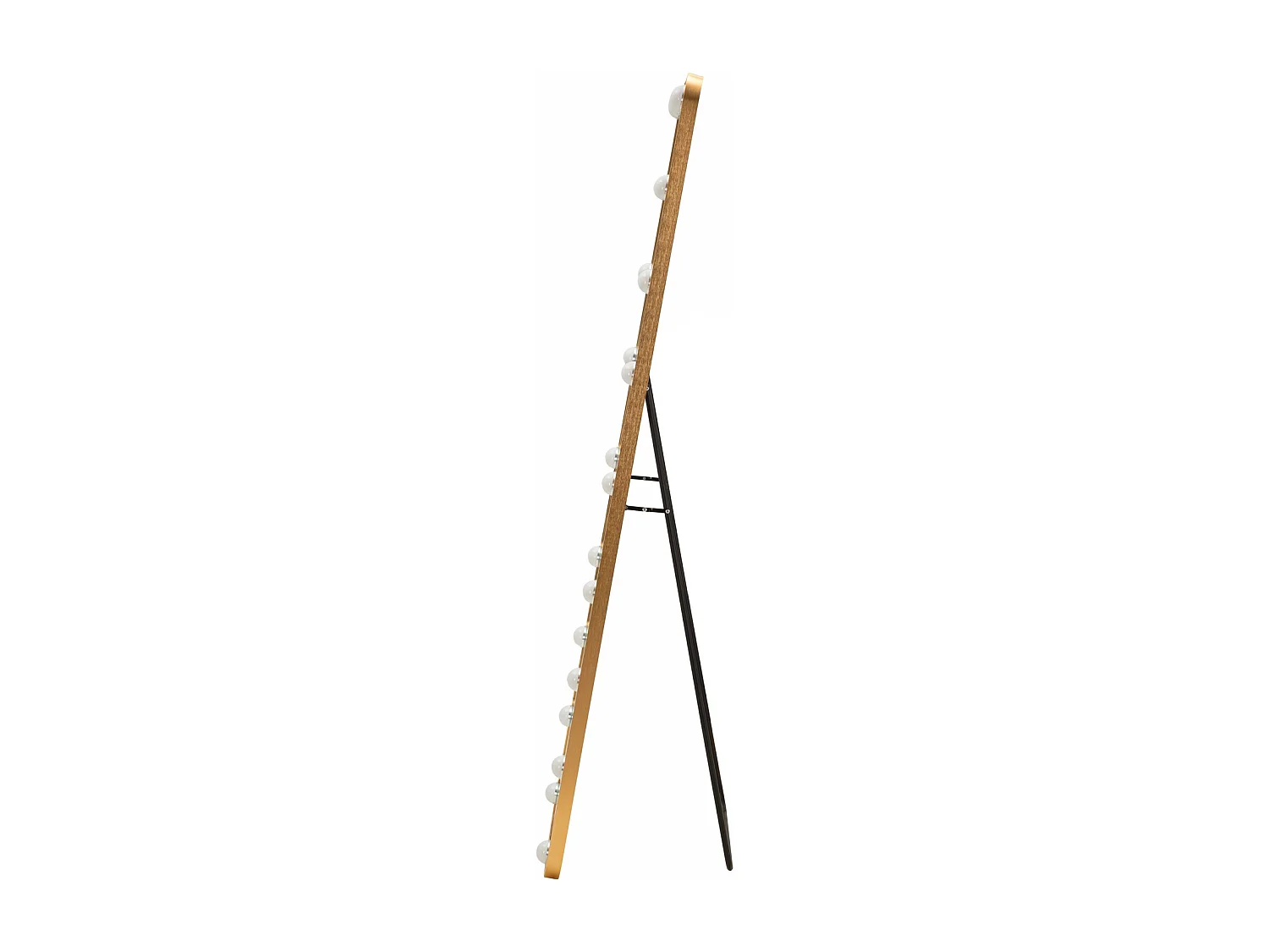 Miroir sur pied Hollywood avec éclairage LED, 50 x 45 x 160 cm