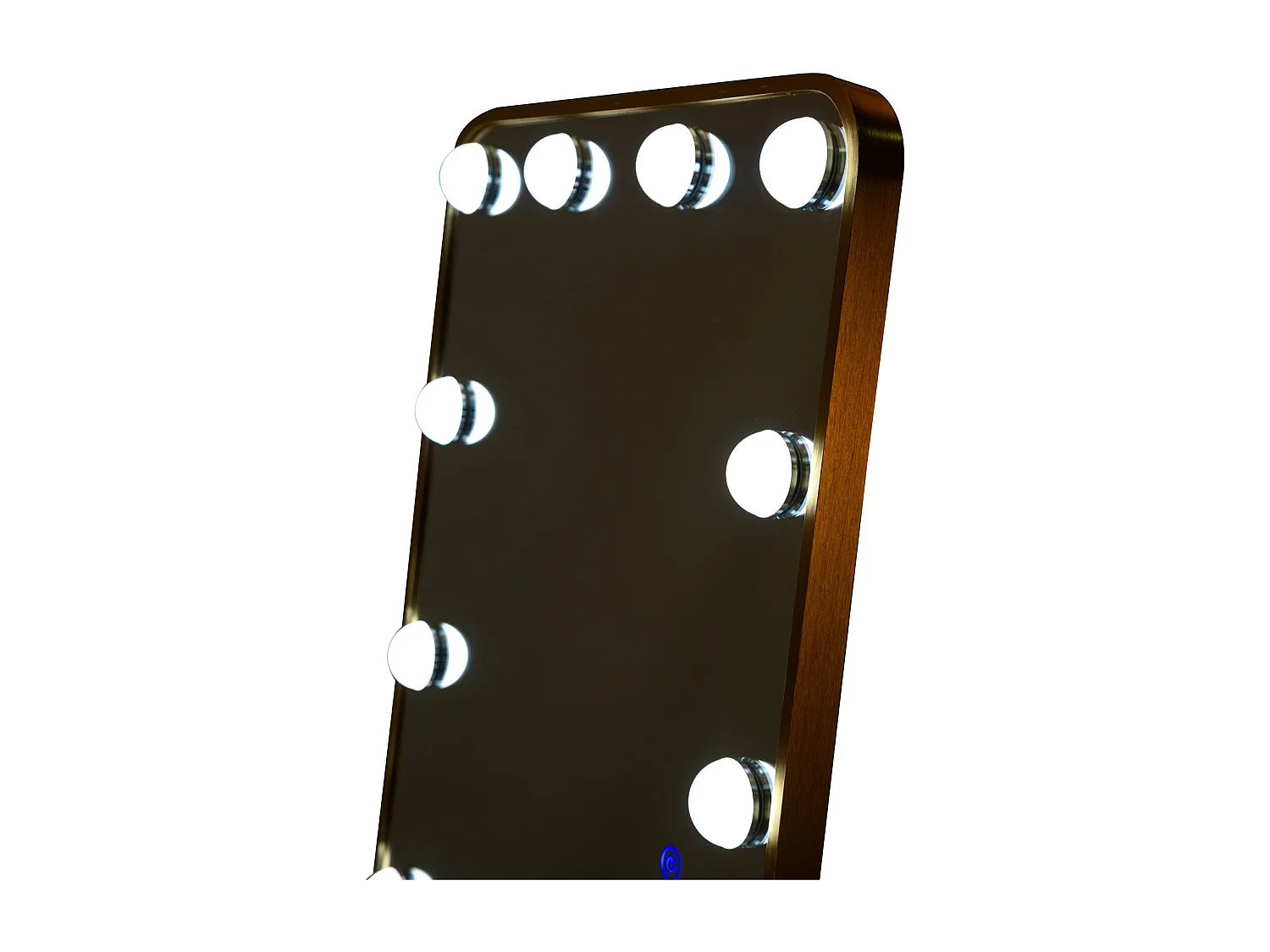 Miroir sur pied Hollywood avec éclairage LED, 50 x 45 x 160 cm