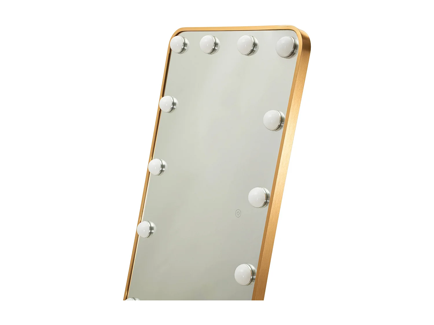 Miroir sur pied Hollywood avec éclairage LED, 50 x 45 x 160 cm