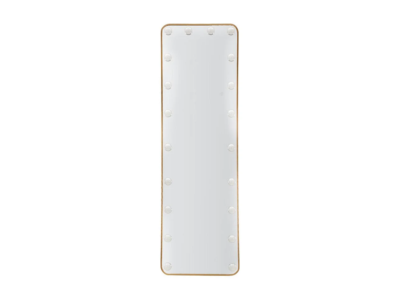 Miroir sur Pied LED "Hollywood" 160cm Or