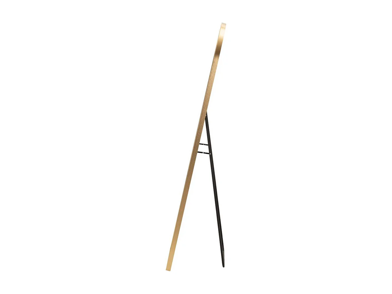 Miroir sur Pied LED "Simple Arc" 160cm Or