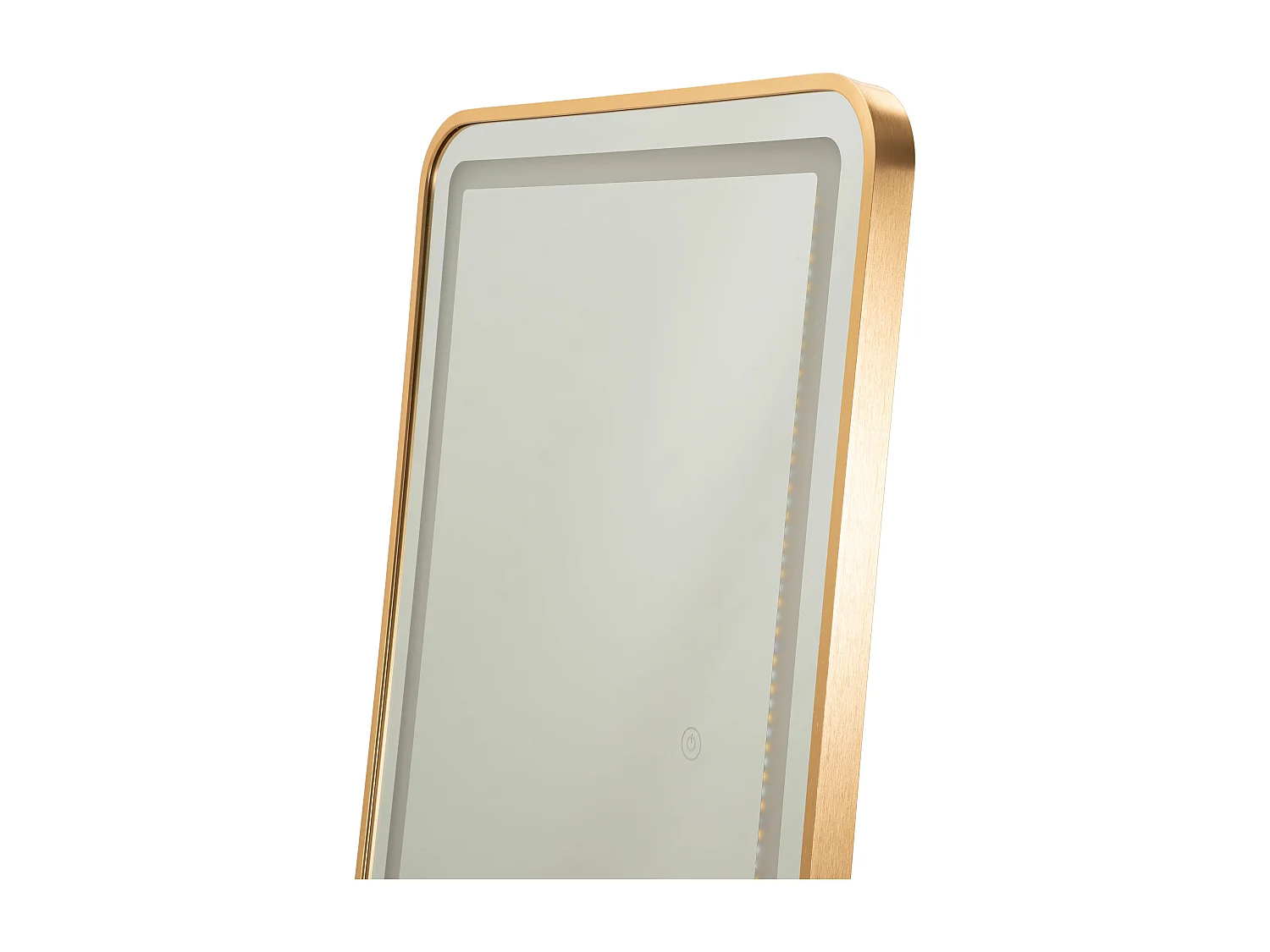 Staande spiegel met LED-verlichting 50x38x160 (uitgeklapte afmetingen)