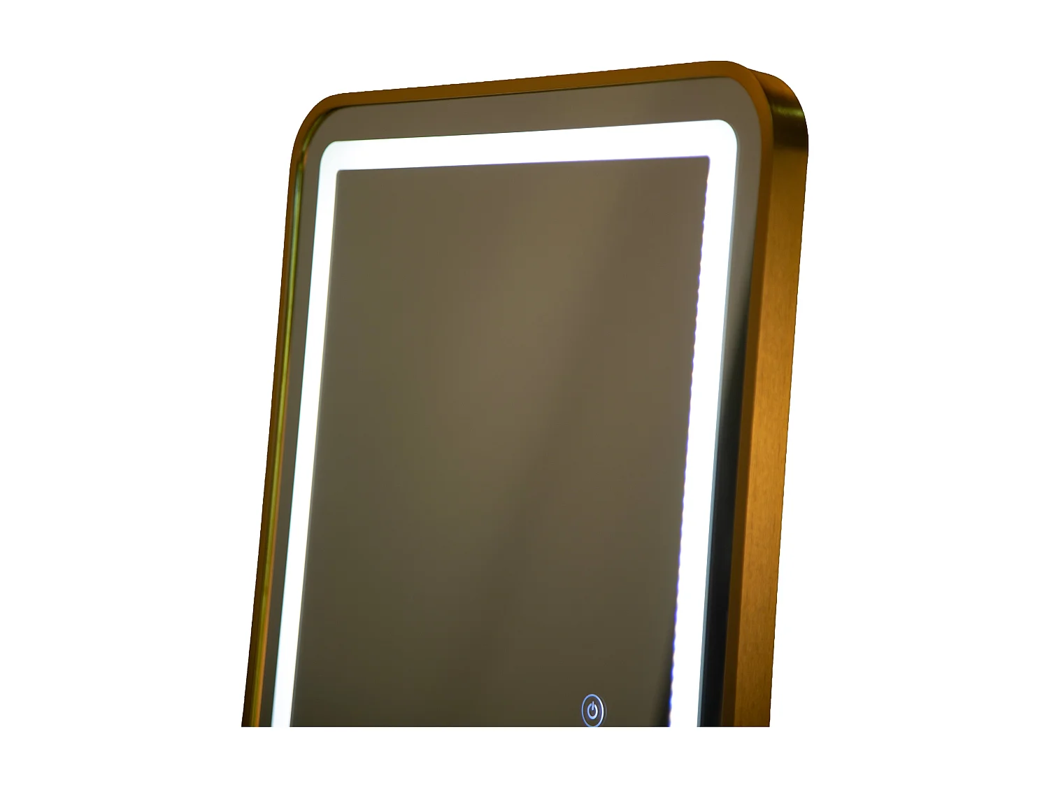 Staande spiegel met LED-verlichting 50x38x160 (uitgeklapte afmetingen)