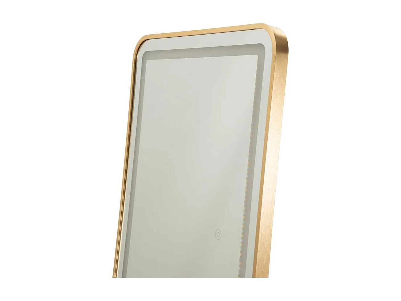 Miroir sur Pied LED "Simple" 160cm Or