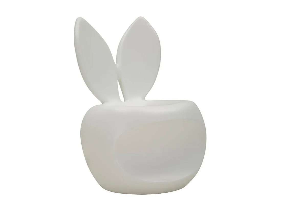 Chaise bunny blanche cm 57x55x79 (hauteur d'assise cm 39)