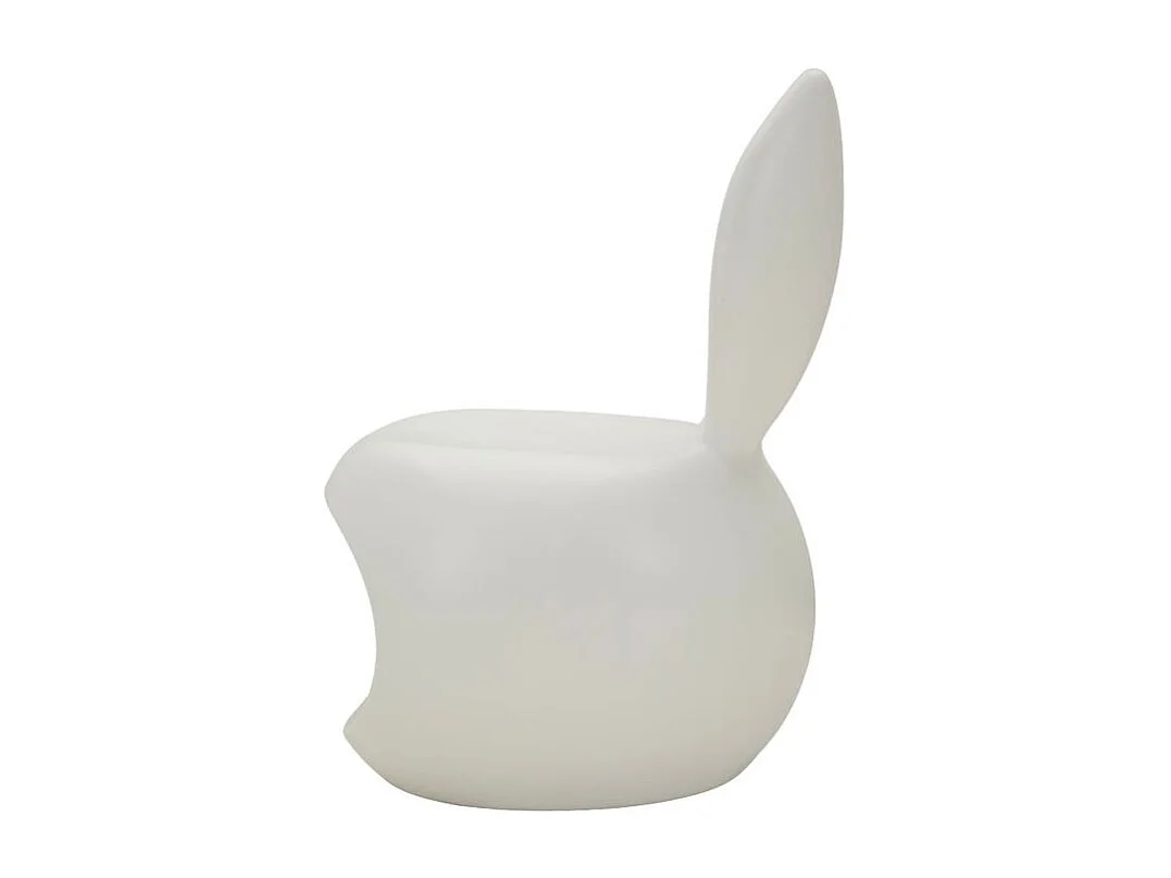 Chaise bunny blanche cm 57x55x79 (hauteur d'assise cm 39)