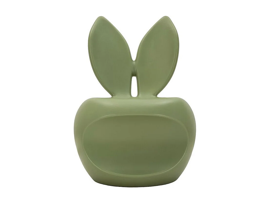 Chaise bunny verte cm 57x55x79 (hauteur d'assise cm 39)