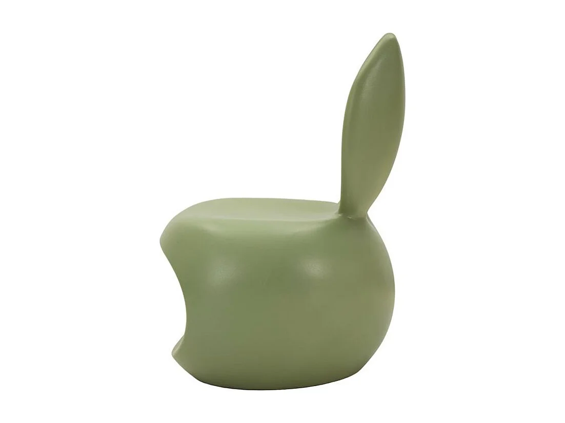 Chaise bunny verte cm 57x55x79 (hauteur d'assise cm 39)