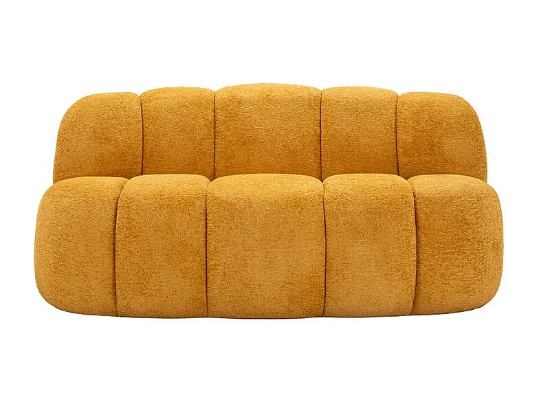 Canapé 2 places Ball moutarde design moderne et vibrant