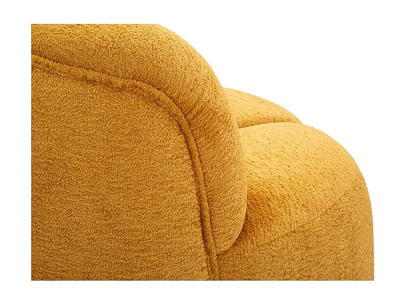 Canapé 2 places Ball moutarde design moderne et vibrant