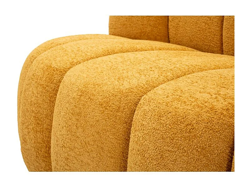 Canapé 2 places Ball moutarde design moderne et vibrant