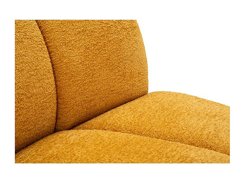 Canapé 2 places Ball moutarde design moderne et vibrant