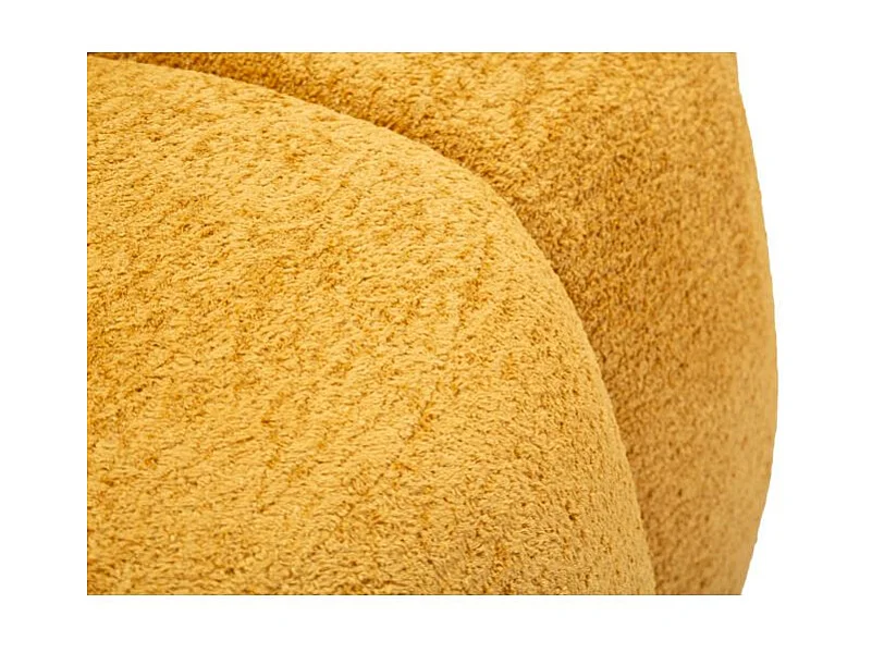 Canapé 2 places Ball moutarde design moderne et vibrant