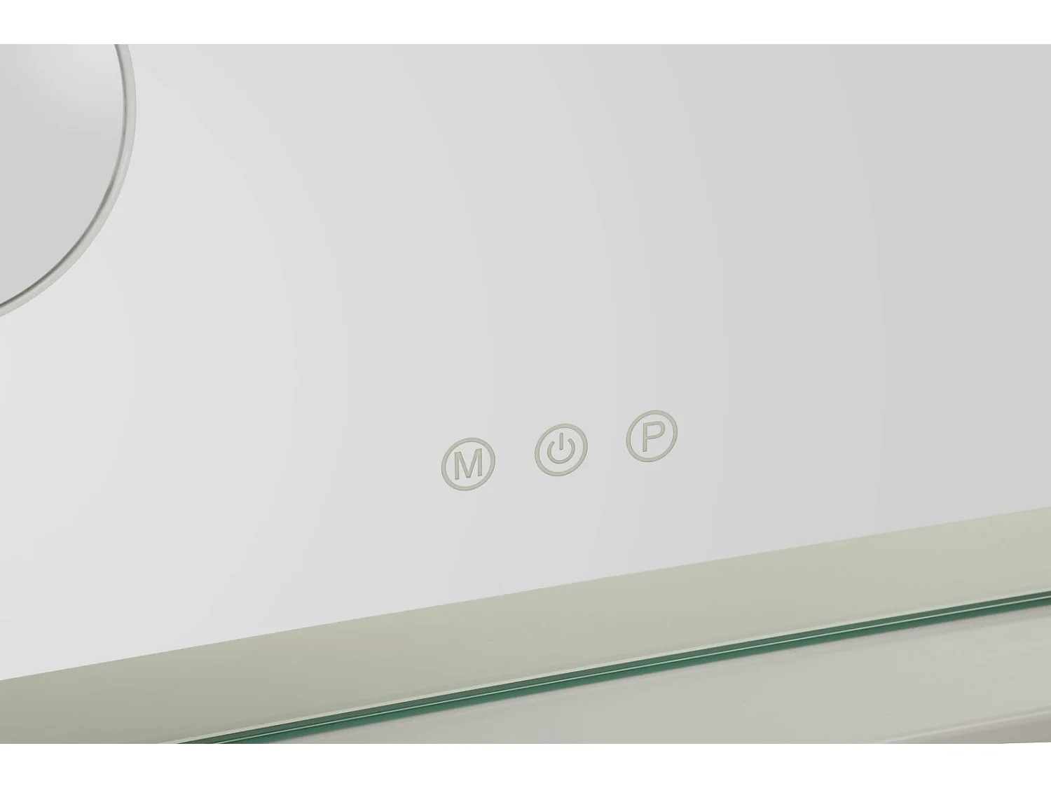 Miroir de table Hollywood avec éclairage LED, 55 x 14 x 43 cm