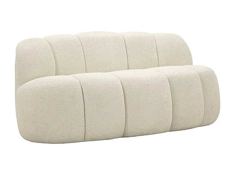 Canapé 2 places Ball blanc design sculptural lumineux